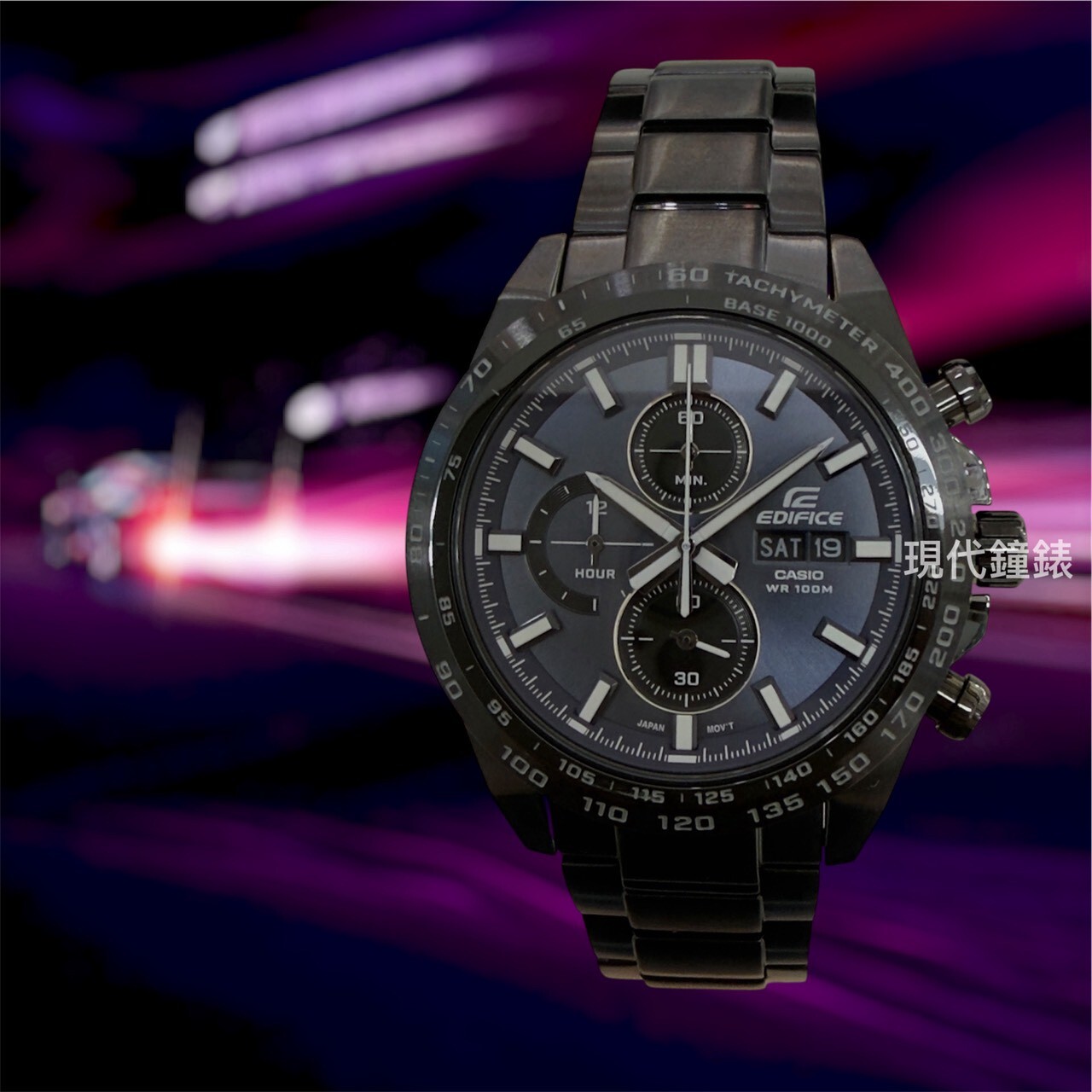 【 EDIFICE】CASIO 賽車系列 計時三眼運動手錶 EFR-574DC-2A 42.3mm 現代鐘錶