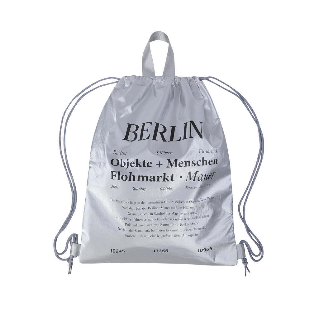 the Mauer Berlin｜Flohmarkt Gym Sack (4colors)