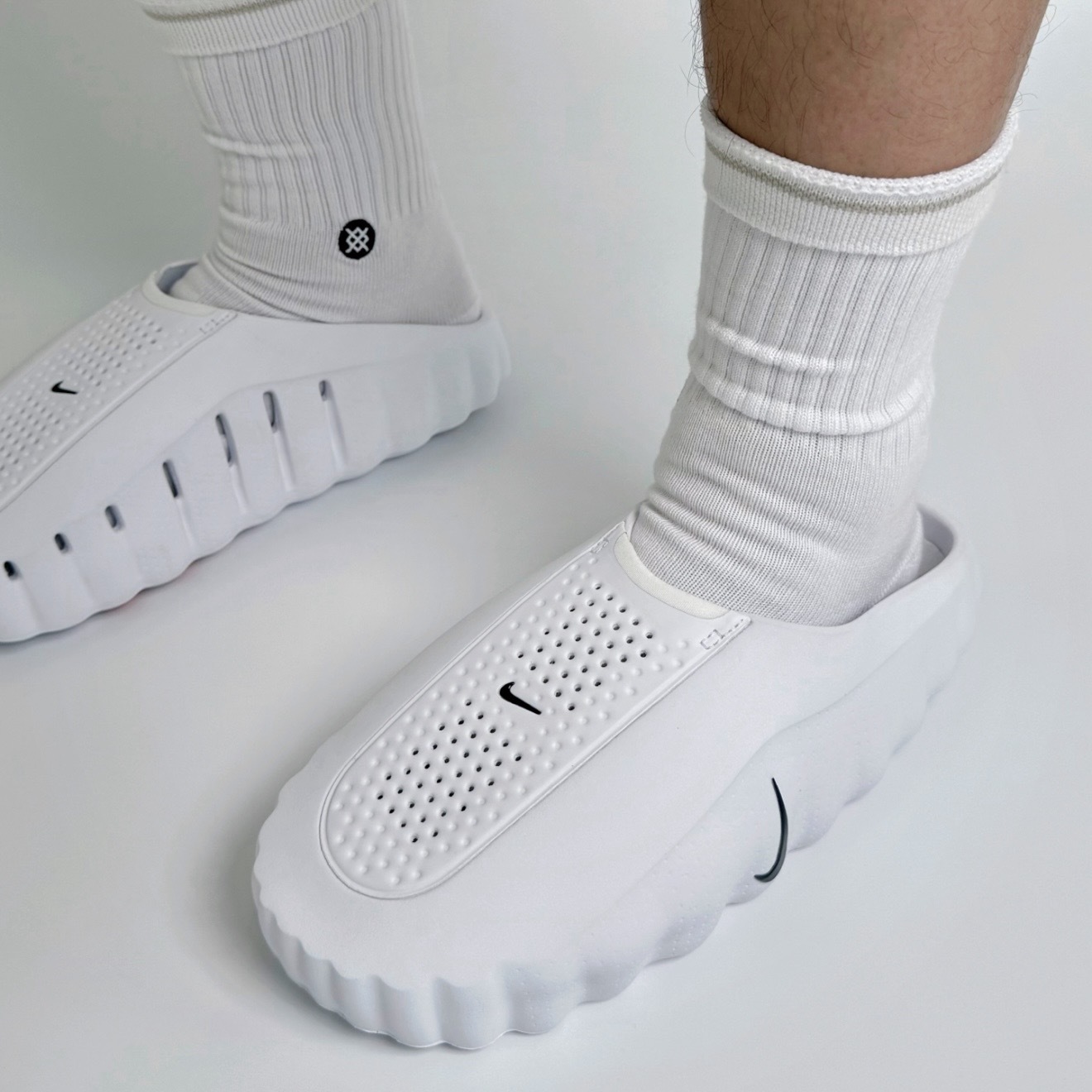 NIKE NSW MIND 001 MULES WHITE SPEED 白黑 紅 心智 HQ4307-101