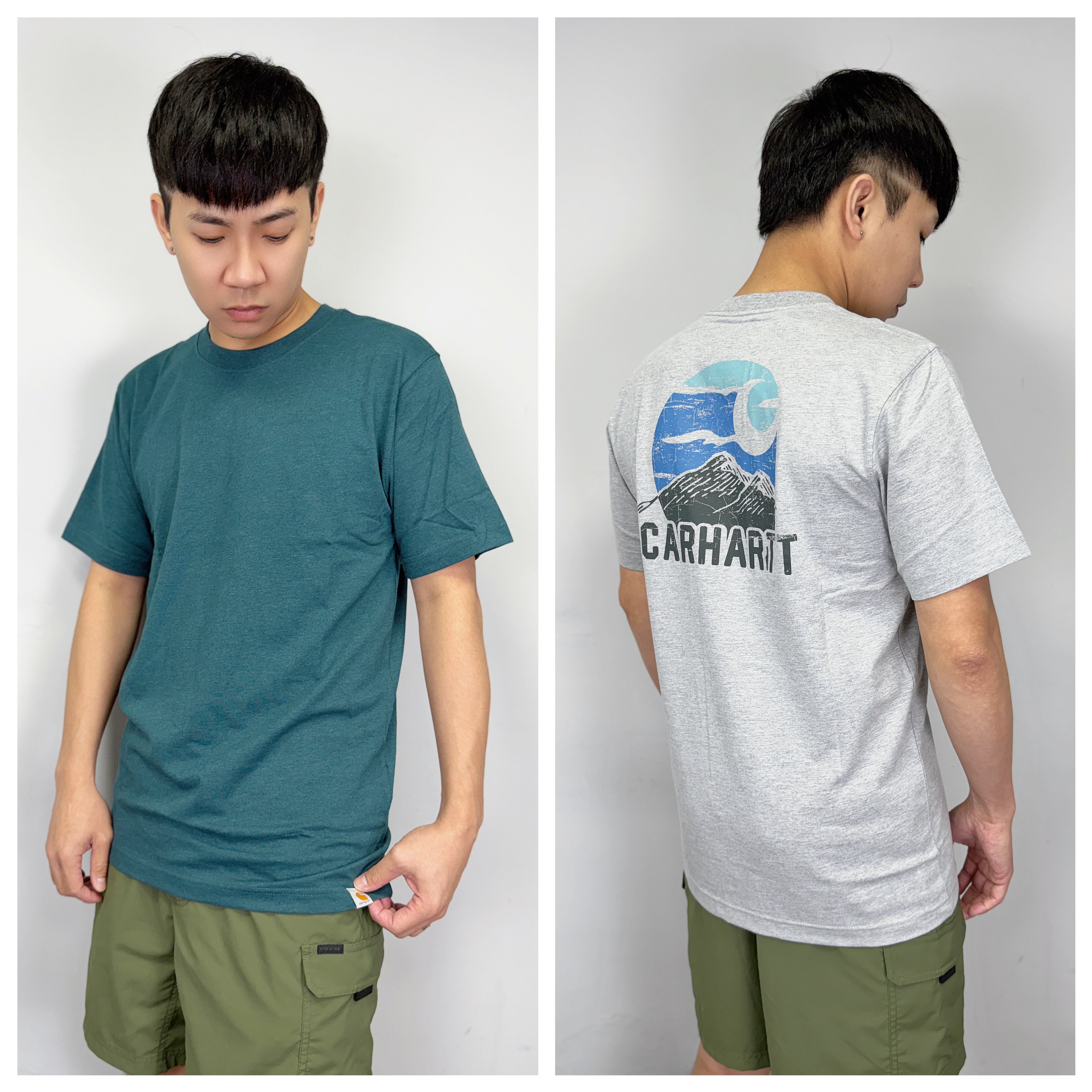Carhartt 美版 背後大C山脈 短袖上衣 短T