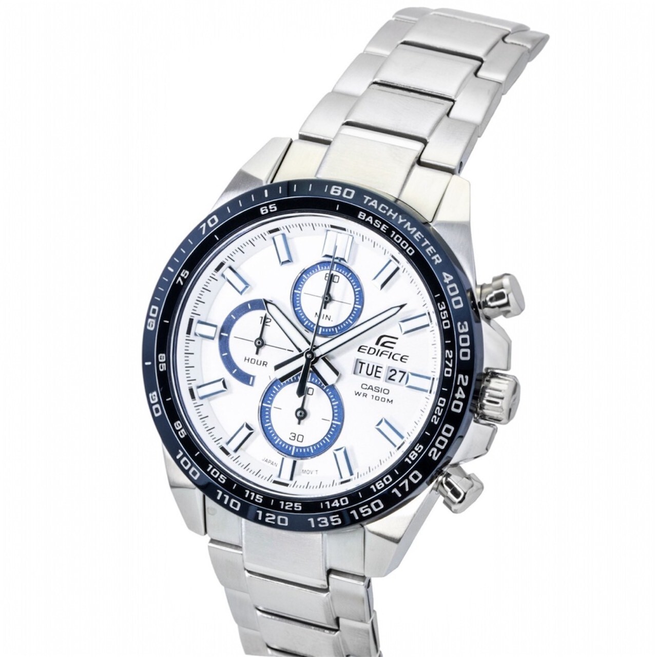 【 EDIFICE】CASIO 賽車系列 計時三眼運動手錶 EFR-574DC-7A 42.3mm 現代鐘錶