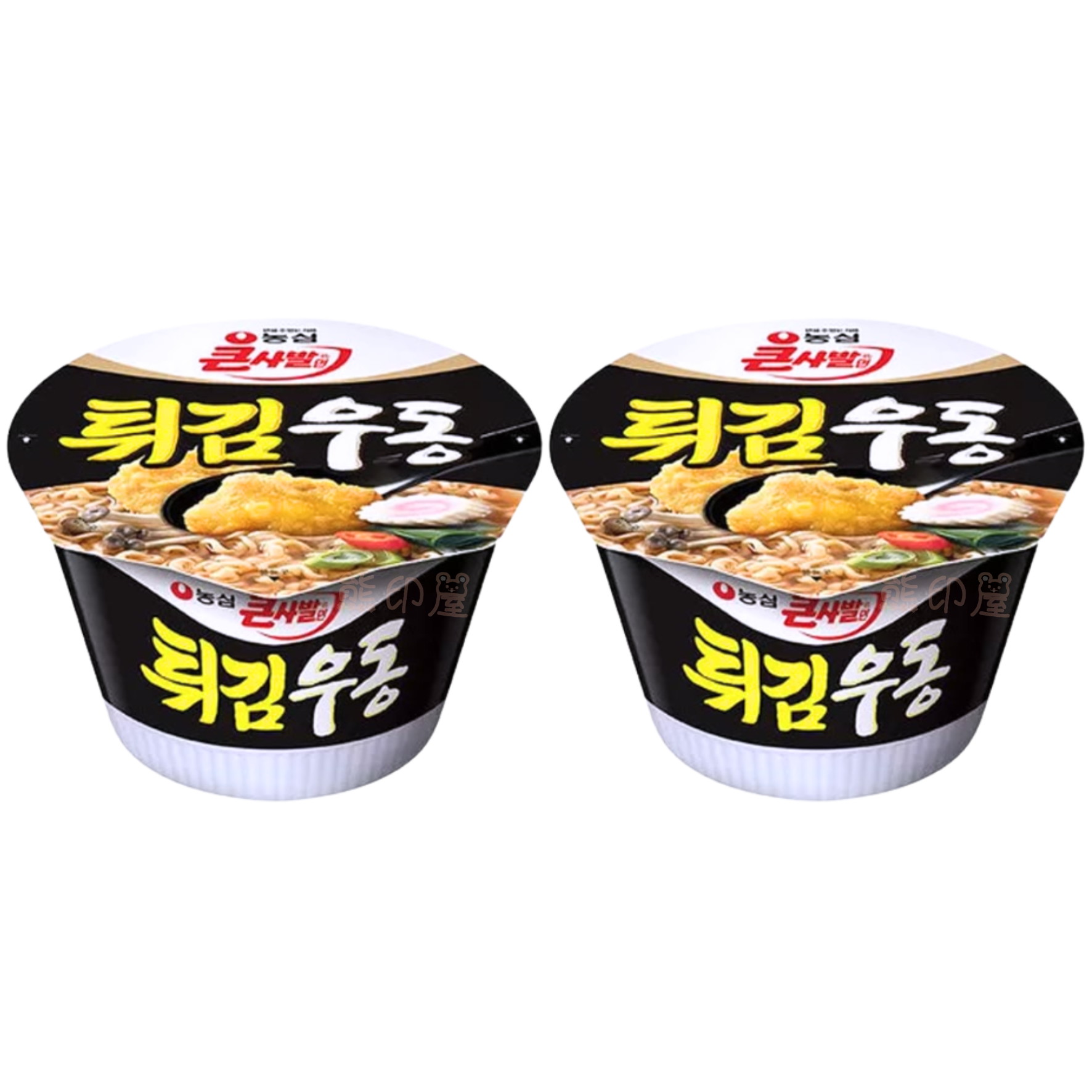 農心韓國版 天婦羅烏龍即食麵 碗裝111G X 2 到期日 2026-11-1
