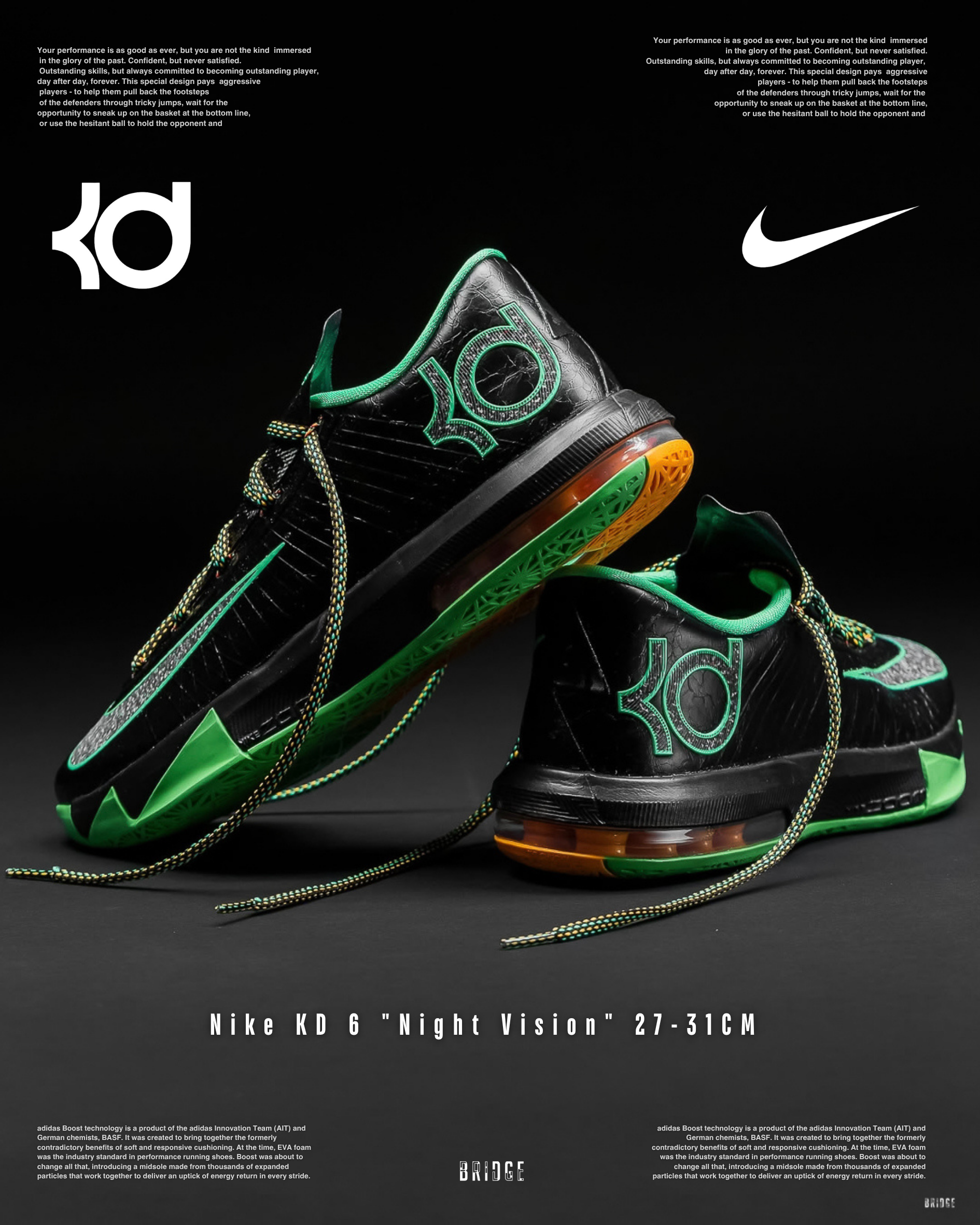 『限時１日調漲 12年首次復刻！』Nike KD 6 "Night Vision"