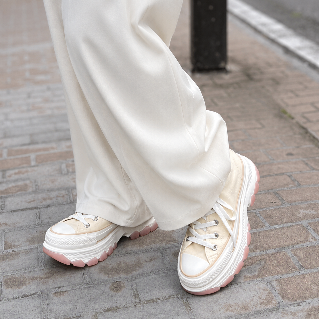 converse trekwave 草莓蛋糕小厚底