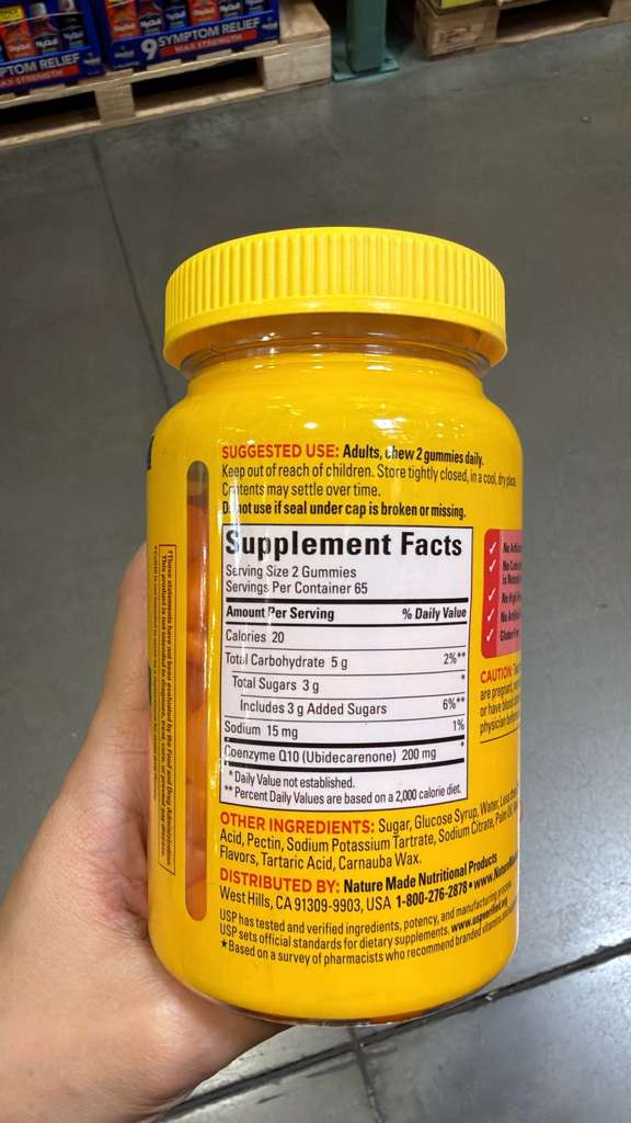 BC054 Nature Made 輔酶 CoQ10 200MG 芒果味營養軟糖130粒 EXP:2027.10