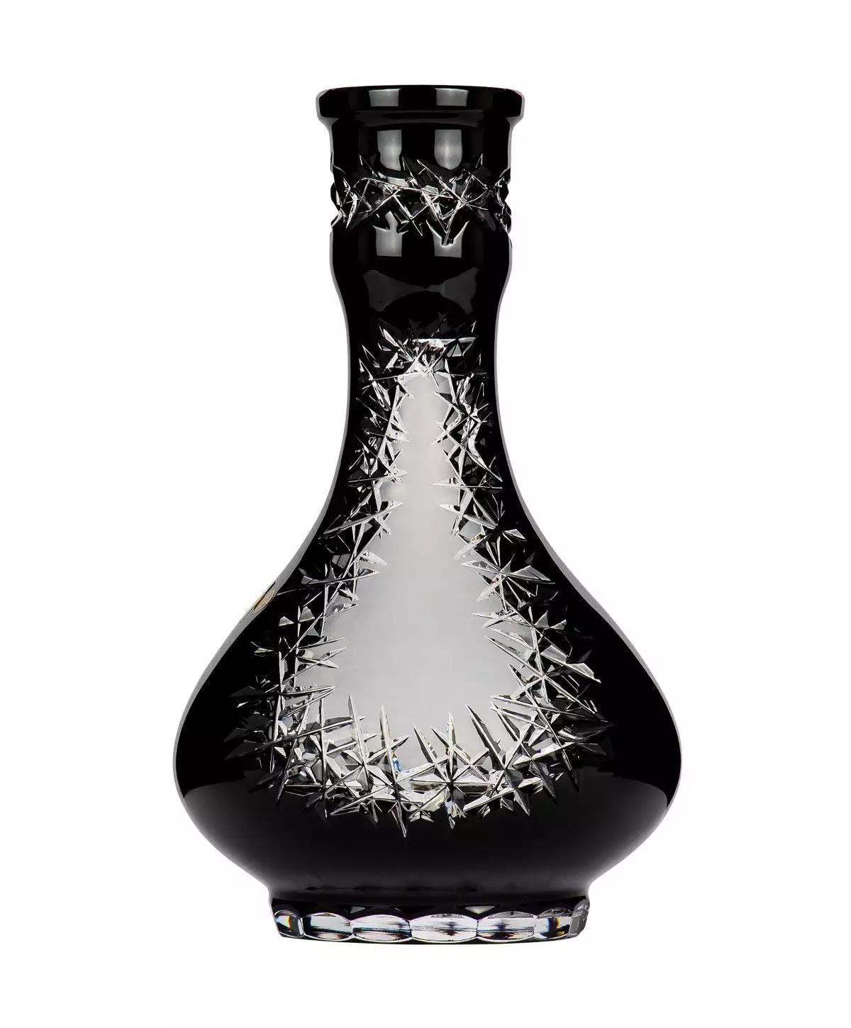 Caesar Crystal Base - Large Drop - Frozen V - Black