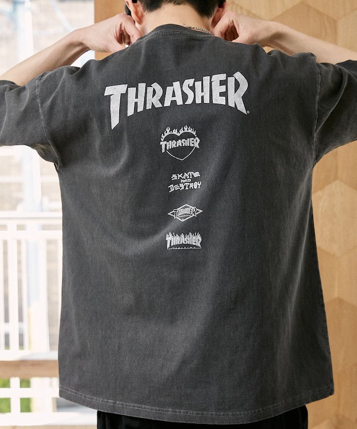日本 THRASHER x PUBLUX 別注 Vintage T-Shirt