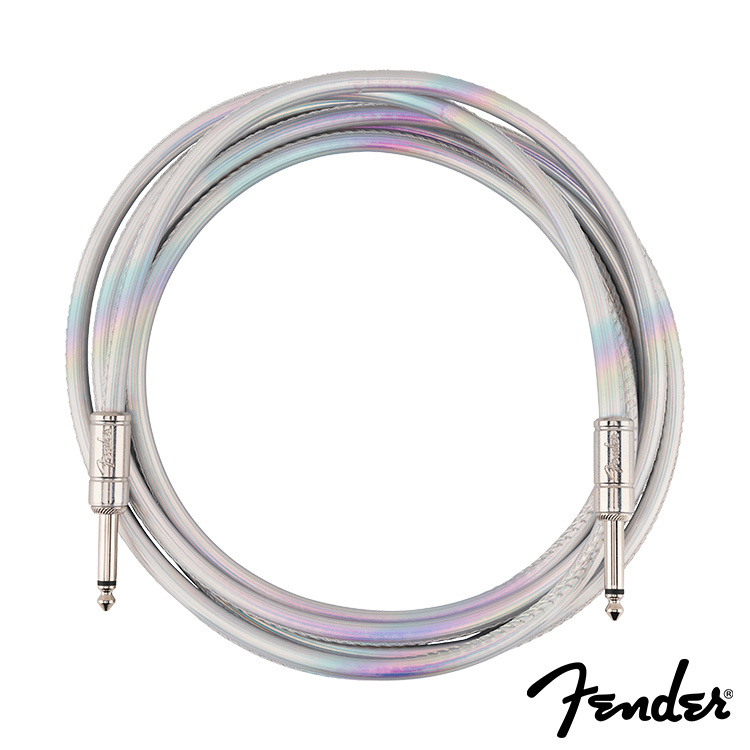 Fender Contour Galaxy Instrument Cable - Iridescent 3米 樂器導線