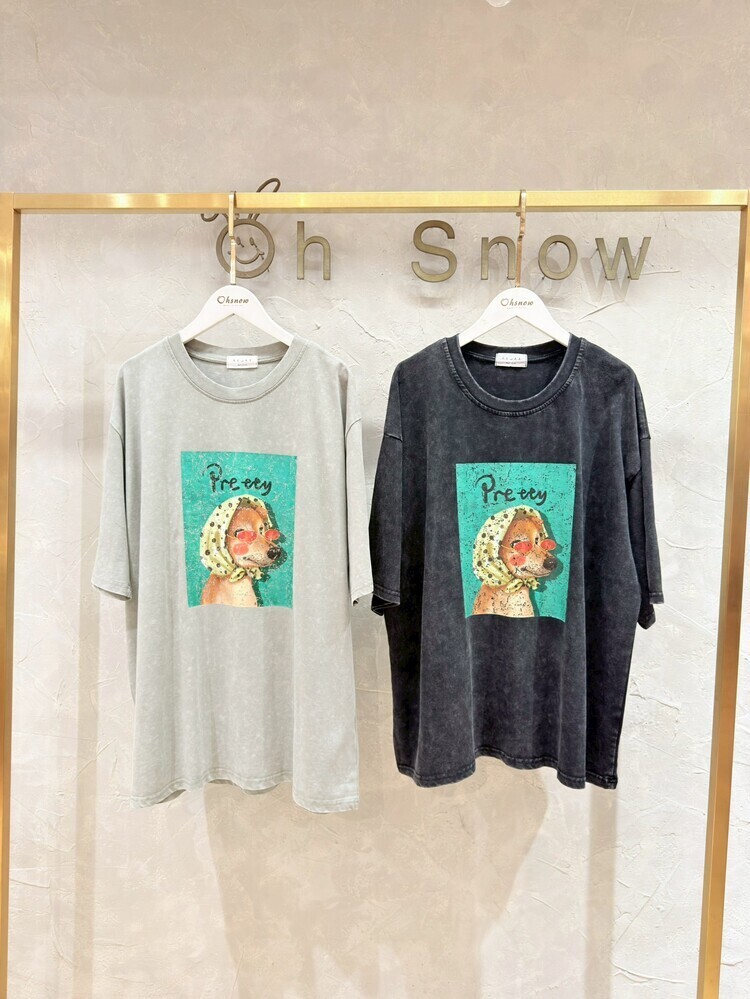 【現貨+預購】墨鏡頭巾狗狗水洗上衣