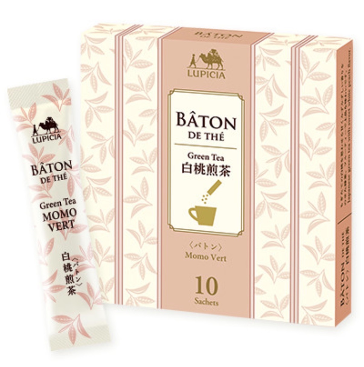 JP Lupicia x Baton 白桃煎茶 冷熱即沖特飲 10條 粉 5002 TK260611