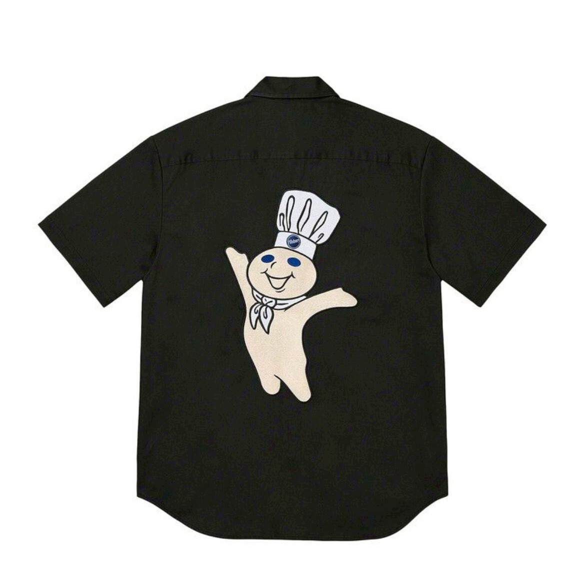 【Focus Store】現貨秒發 Supreme FW22 Doughboy S/S Work Shirt "Black" 黑色 短袖襯衫