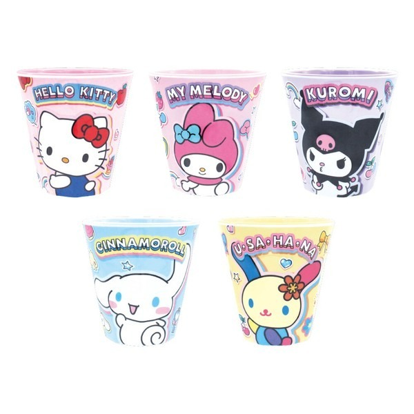 日本 Sanrio 貼紙款膠杯