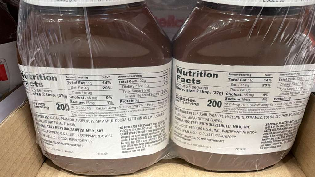 BC093 Nutella 朱古力醬 33.5OZ 孖裝 EXP:2027.03