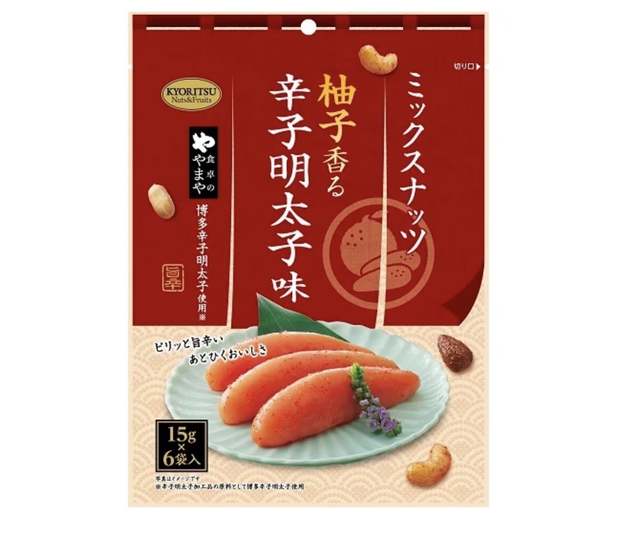 【數量有限】JP 柚子香明太子風味雜錦堅果 6袋 3766 TK260611