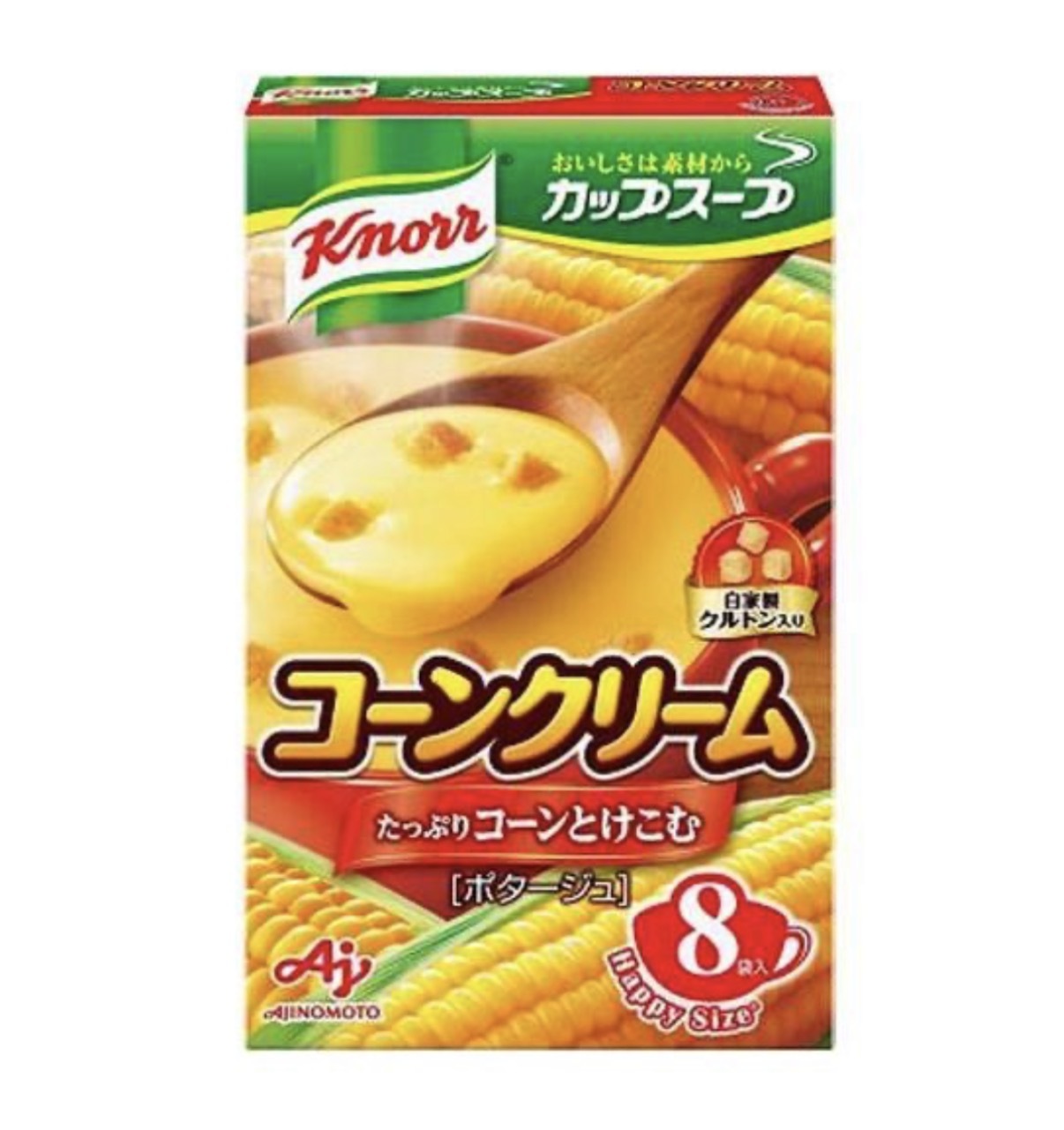 JP 家樂牌 即沖粟米忌廉湯 附有有多士脆脆 紅 8袋 5806 TK260611