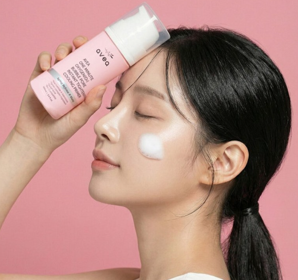 LE260619-E6 AVEA O2 泡泡毛孔緊緻妝前乳 One Minute O2 Bubble Pore Instant Tightening Cooling Primer (100ml) EXP:Mar 4th, 2028（買一送一，共兩件）
