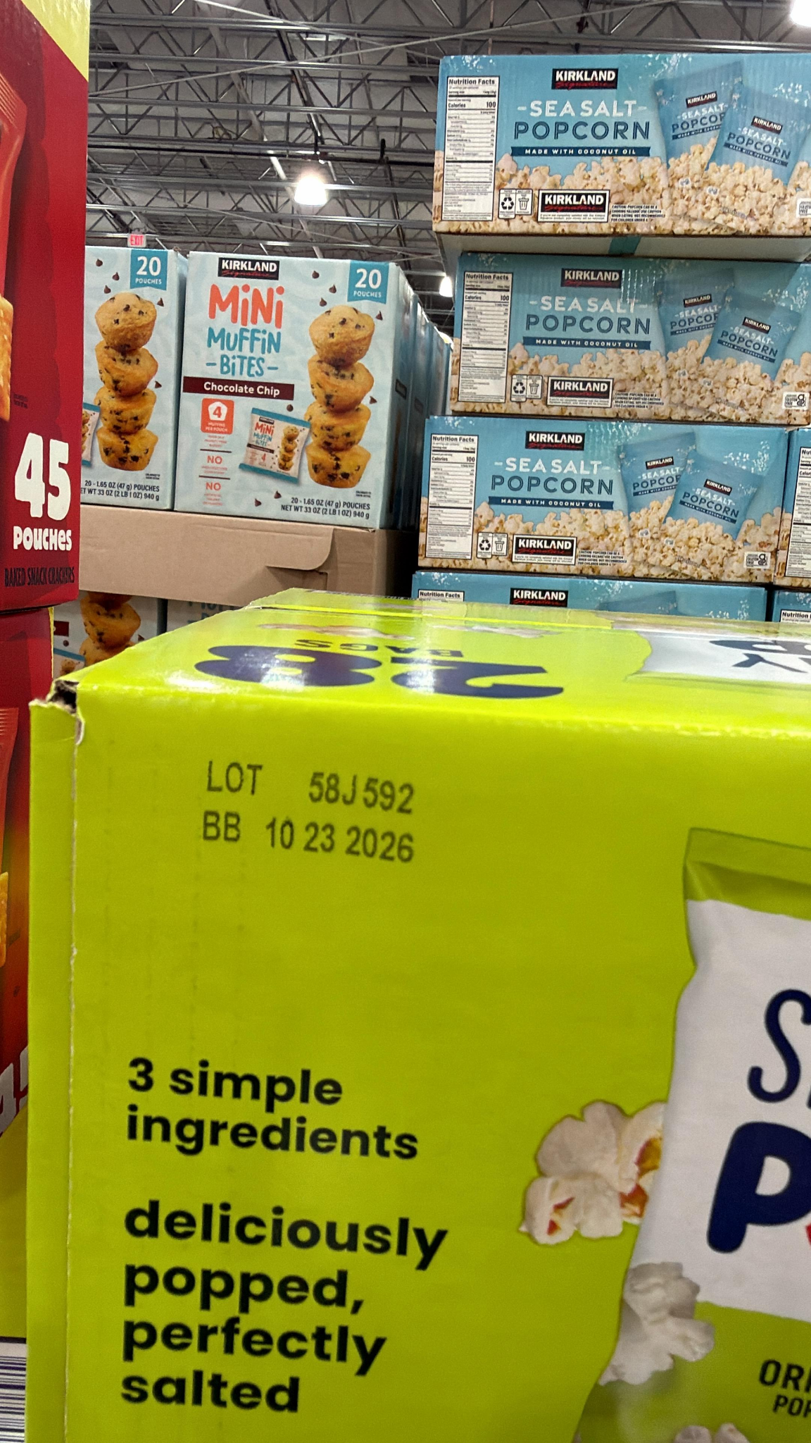 BC106 SkinnyPop 有機原味爆米花0.65ozX28包 EXP:2026.10