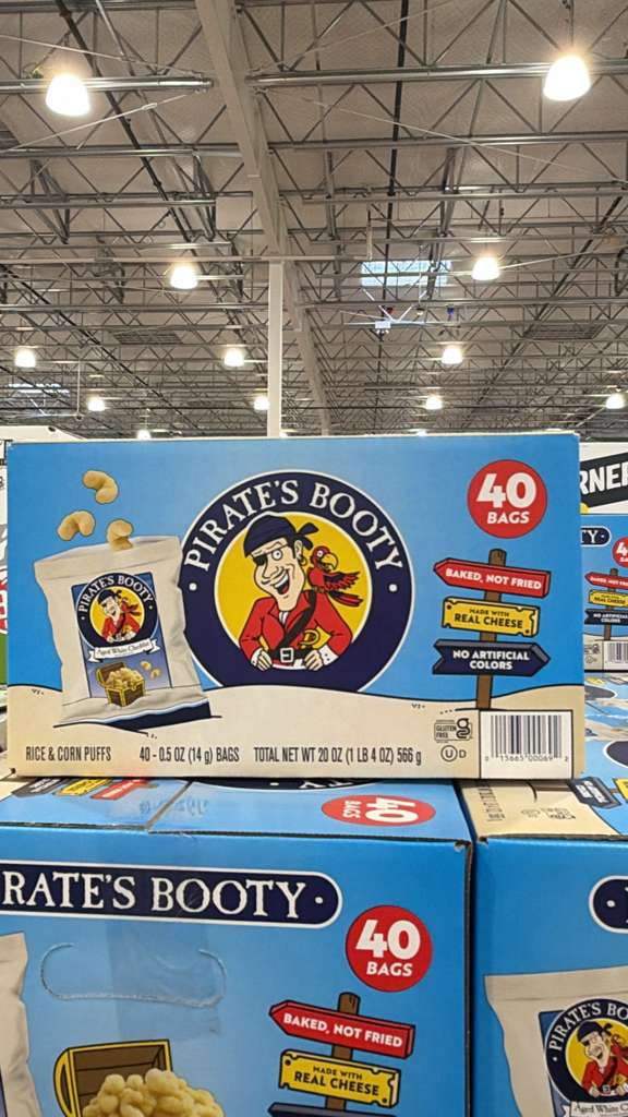 BC109 Pirate's Booty 海盜寶藏起司米麥膨化脆片14gX40包 EXP:2026.12