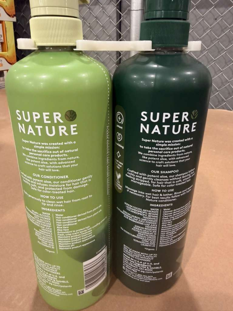 BC111 Super Nature 精選強效蘆薈溫和保濕洗頭水90OZ+護髮素30OZ