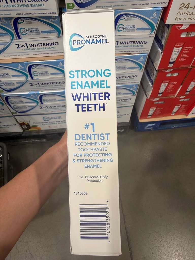 BC114 Sensodyne Pronamel 強化珐瑯質溫和美白抗敏牙膏 清風薄荷味184gX4支 EXP:2028.12