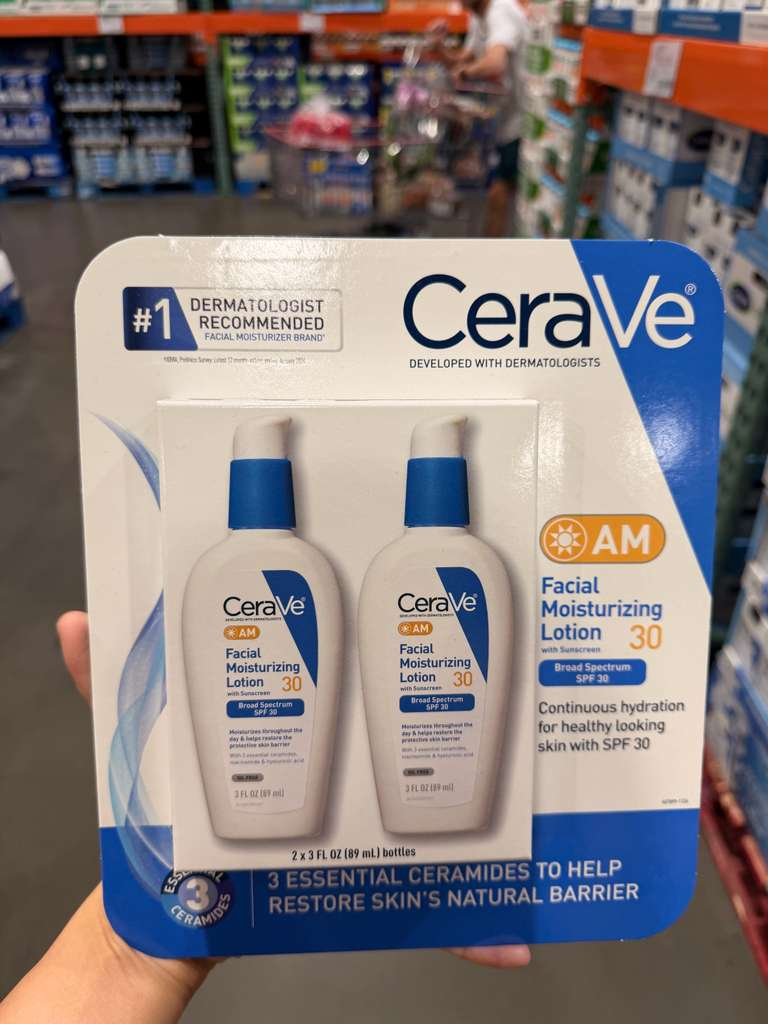 BC121 CeraVe 全效修護日間保濕乳SPF 30 89MLx2支 exp:2027.09