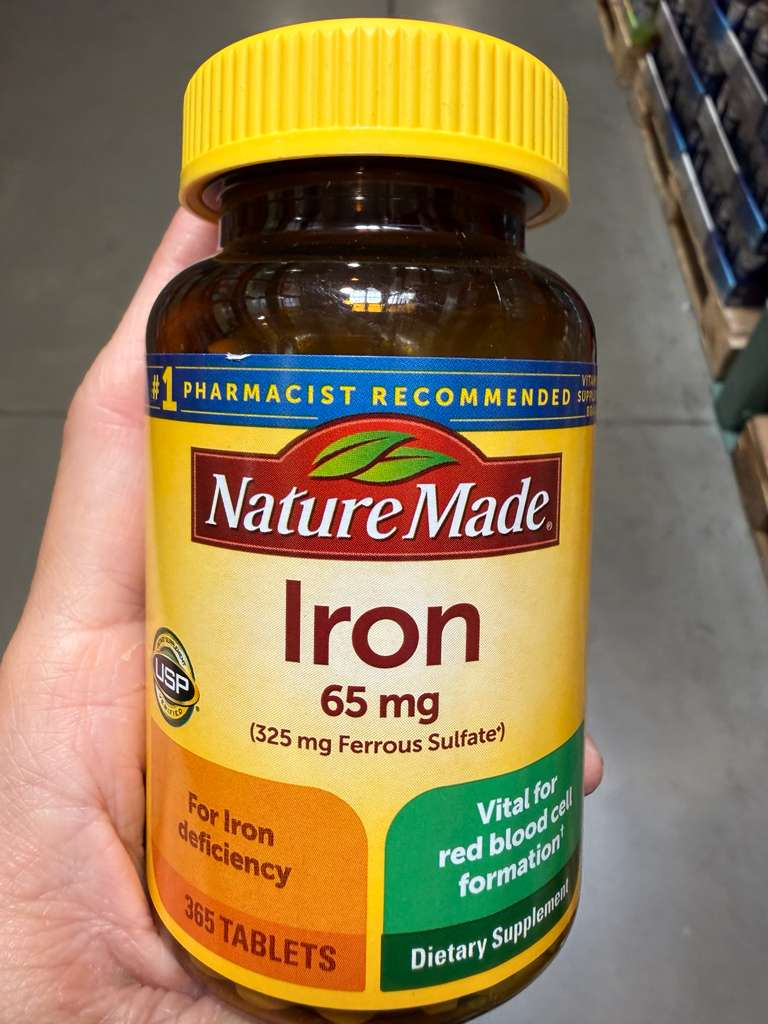 BC152 Nature Made Iron 65 mg 365片 exp:2029.02