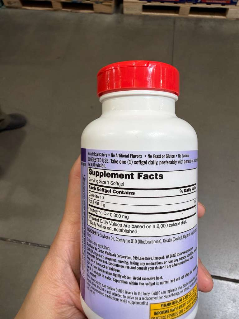 BC151 Kirkland Signature CoQ10 300 mg 輔酶 Q10 膳食補充劑100粒軟膠囊 exp:2028.02