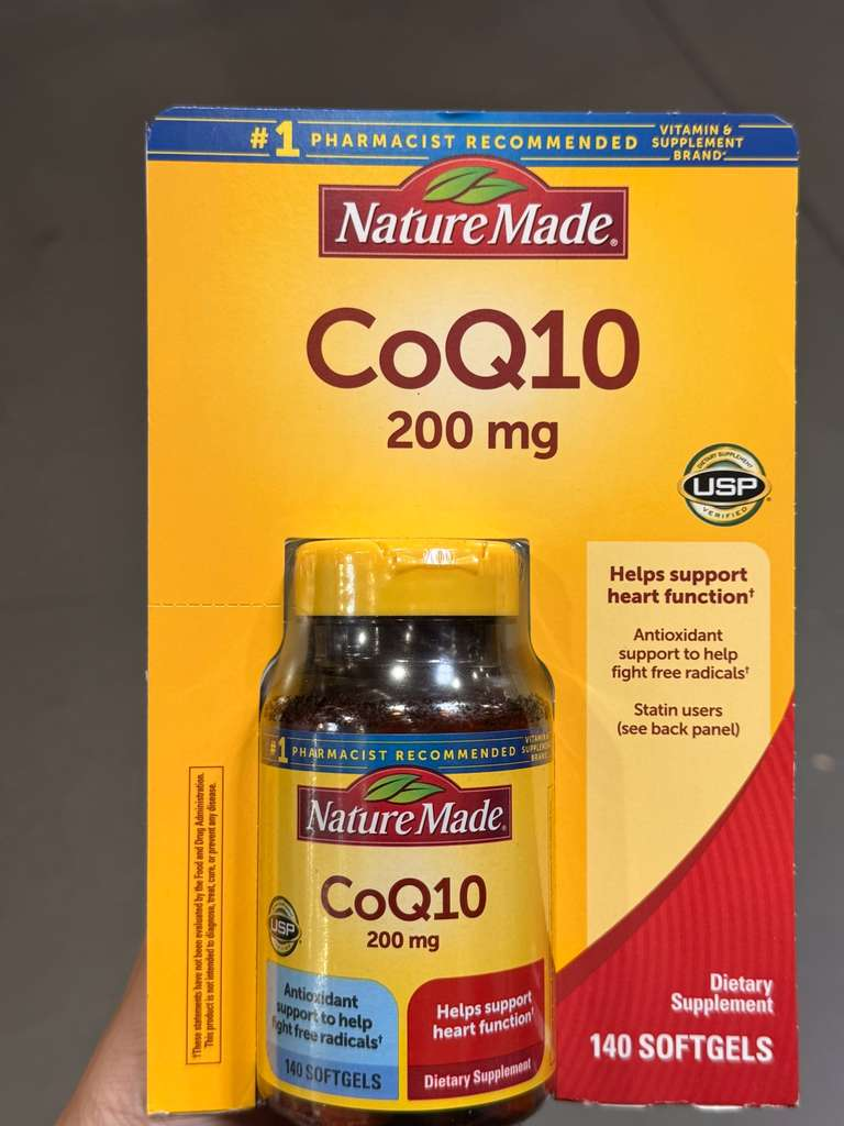 BC150 Nature Made CoQ10 200 mg 輔酶 Q10 膳食補充劑140粒軟膠囊 exp:2028.08