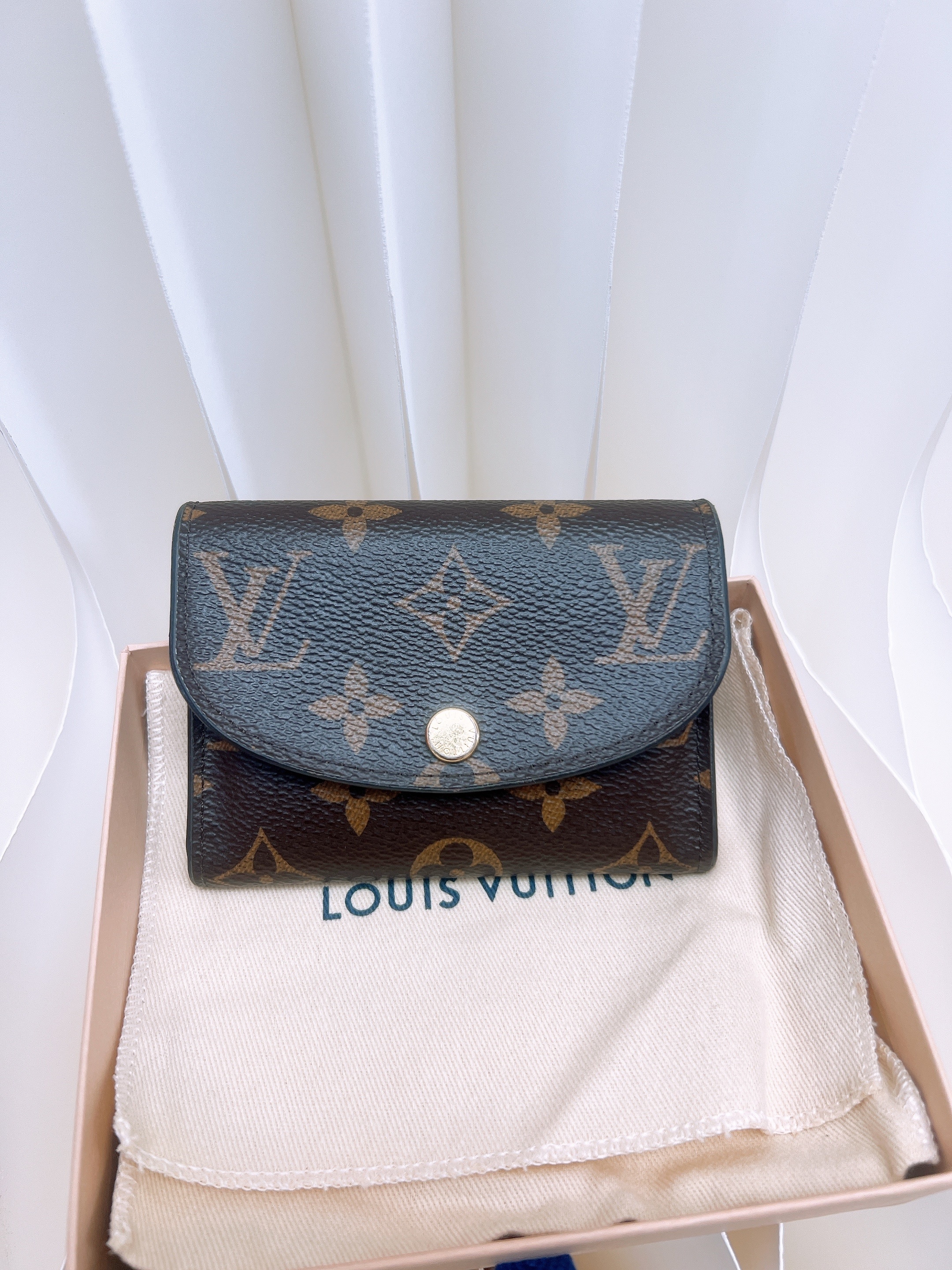Lv rosalie coin purse wallet brown monogram