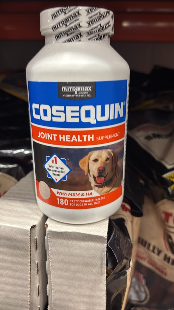 BC180 Nutramax Cosequin 強效關節保健咀嚼錠180粒 (犬用) EXP:2028.11