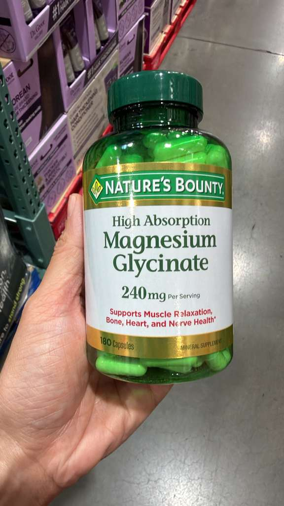BC179 Nature's Bounty 高吸收甘氨酸鎂240mg膠囊180粒 EXP:2029.02