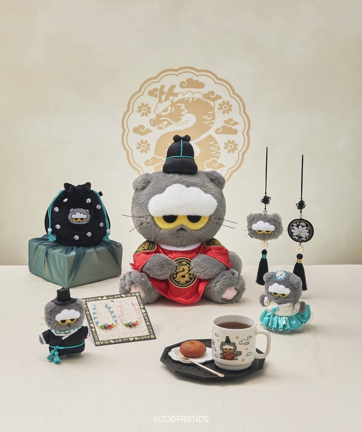 【LUXURY】 ZOA&FRIENDS K-EDITION  Zoa & linefriends 權志龍 Gd 韓國新品 吊飾 玩偶 鑰匙圈 包包 手機吊飾 貓咪