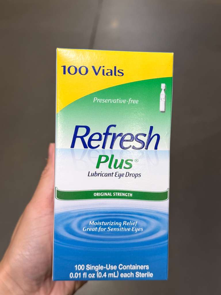 BC171 Refresh Plus Lubricant Eye Drops 麗眼舒人工淚液100支獨立單支裝 exp:2027.03