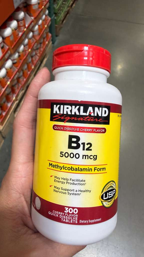 BC165 Kirkland Signature 櫻桃風味速溶維他命 B12 300片 exp:2029.11