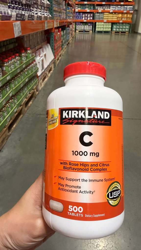 BC164 Kirkland Signature Vitamin C 1000 mg 500粒 exp:2028.11