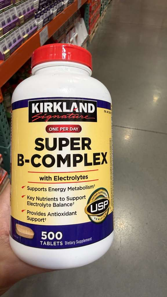 BC163 Kirkland Signature 特強複合維他命 B 群加電解質500粒 exp:2028.06