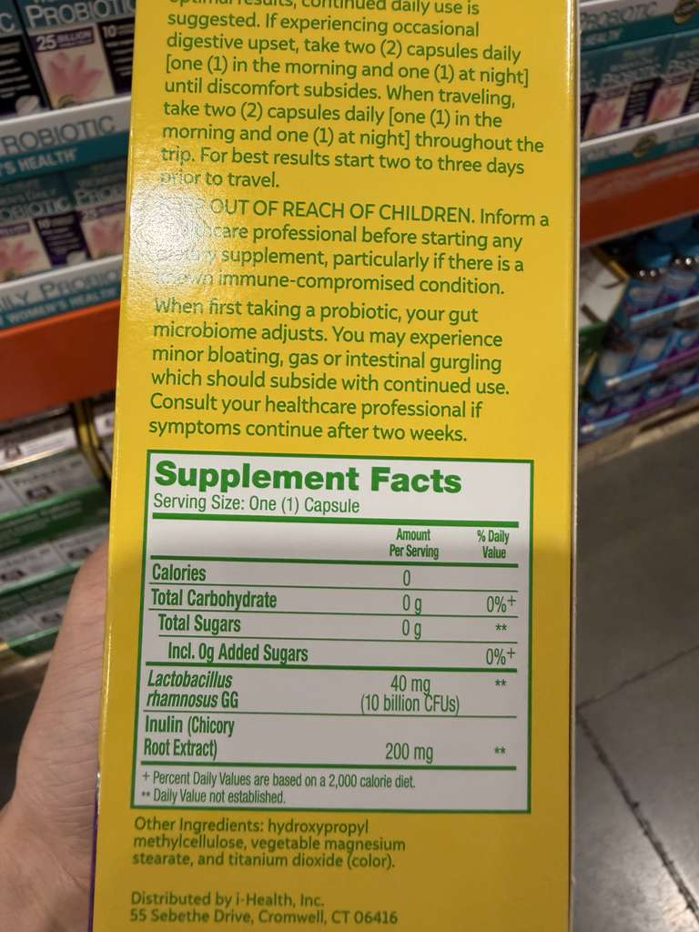 BC147 Culturelle 每日消化益生菌素食膠囊80粒 exp:2028.03