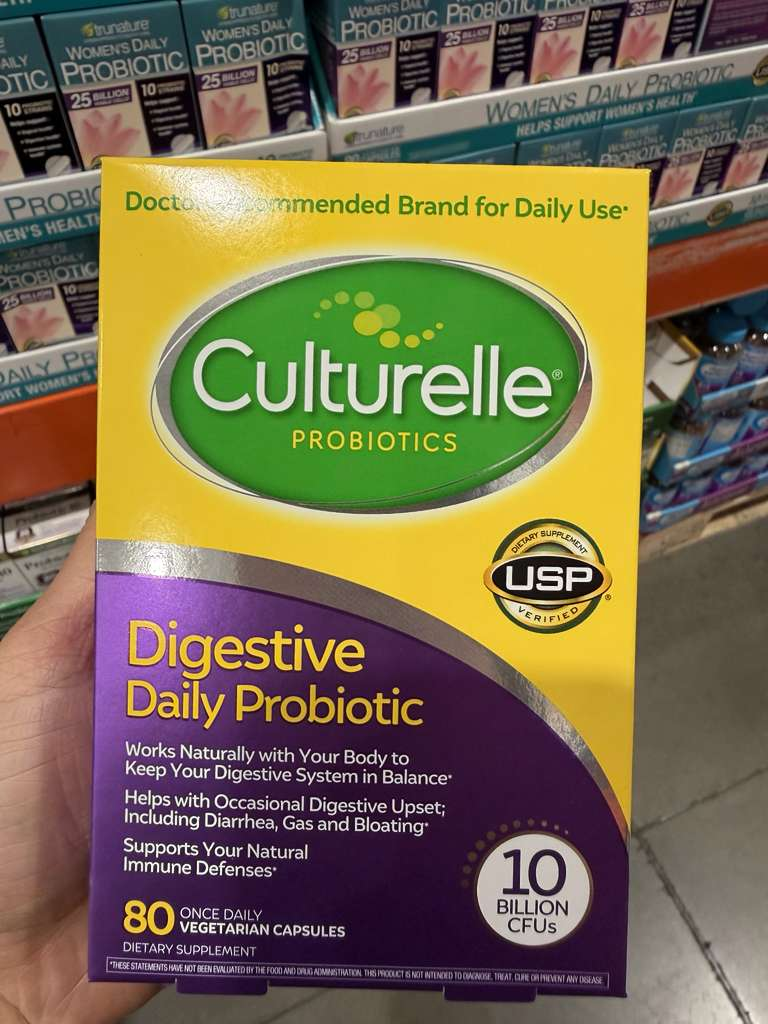BC147 Culturelle 每日消化益生菌素食膠囊80粒 exp:2028.03