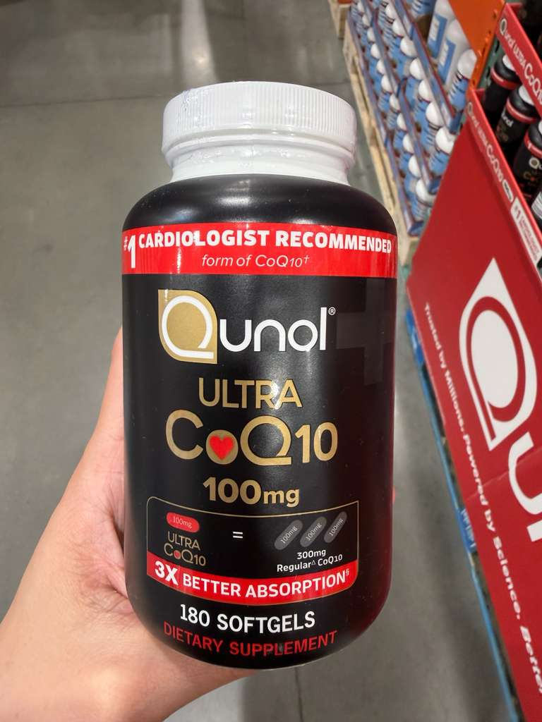 BC139 Qunol 頂級高吸收率輔酶 CoQ10 軟膠囊180粒 exp:2028.12