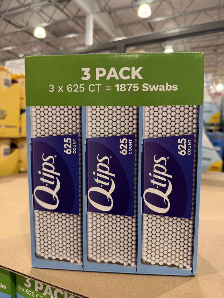 BC126 Q-tips 100% 純棉雙頭棉花棒625支x3set