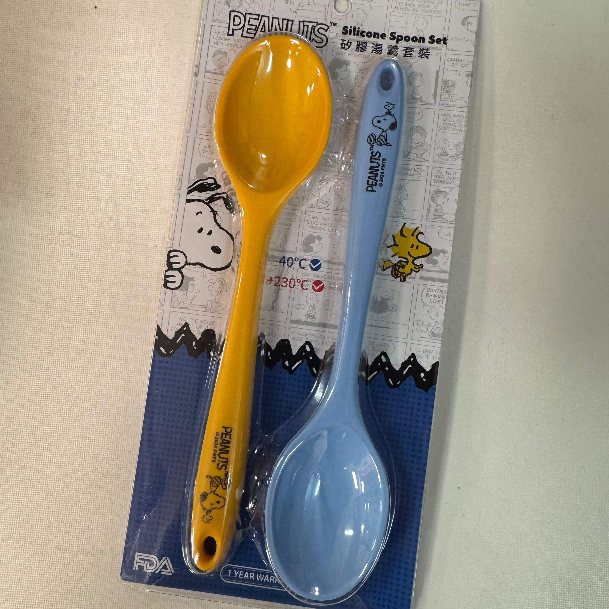 HKHG0611-007 史諾比矽膠匙羹(2件套) (A7)