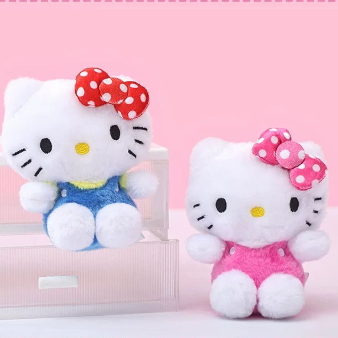 Hello Kitty Sanrio 毛絨公仔鎖匙扣飾物