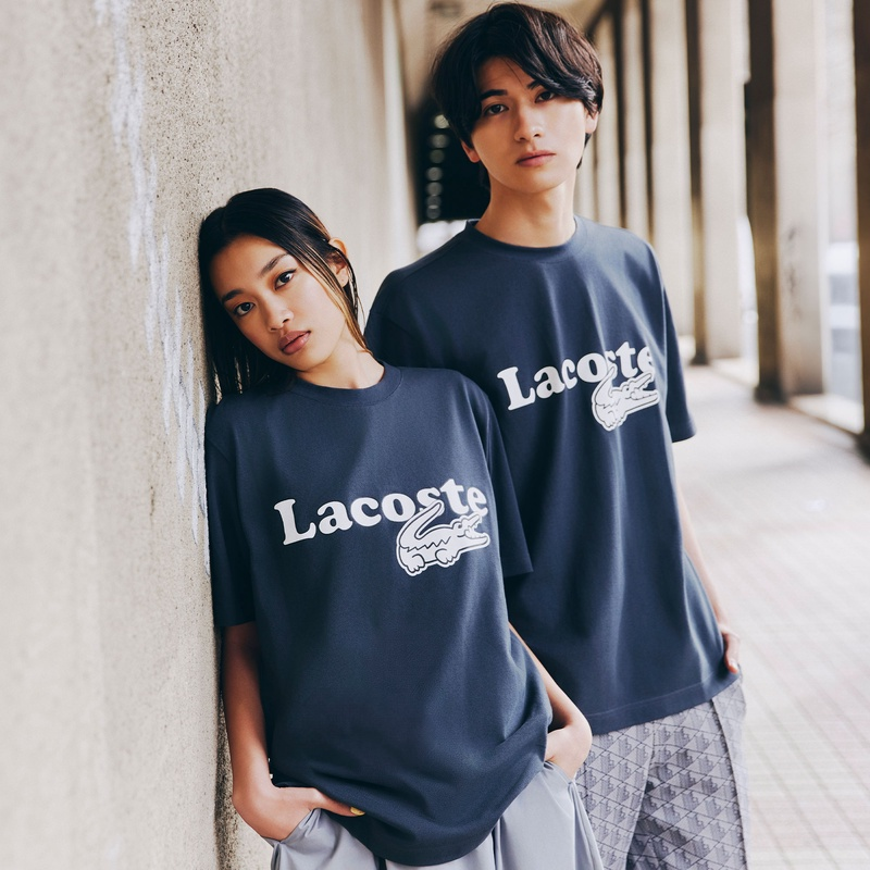 日本限定｜LACOSTE 鹿子布 Relax Fit Logo Tee