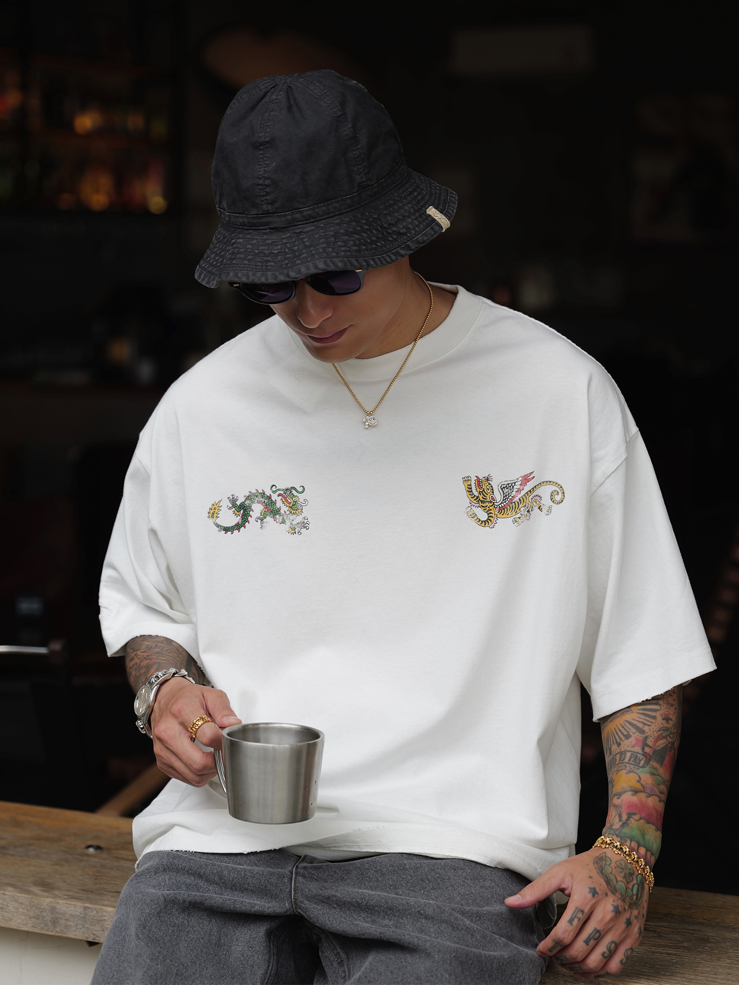 Unbent 26 S/S 龍虎水洗短袖