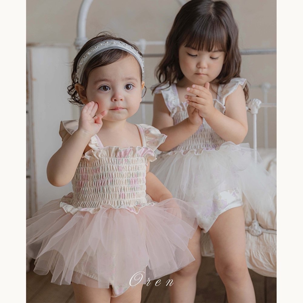 Oren Kids Flora Tulle Swimsuit