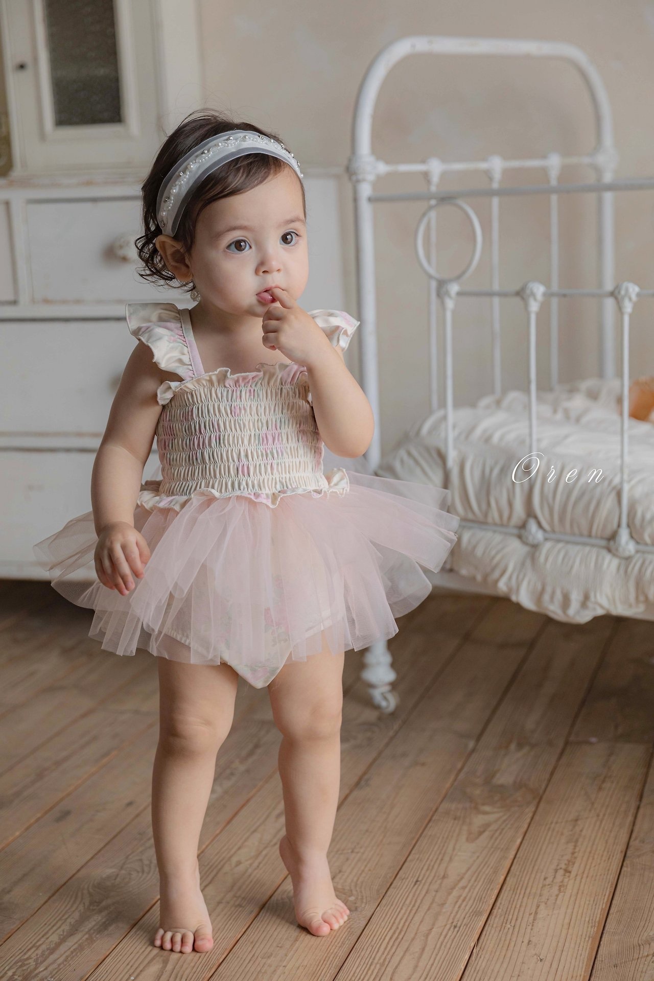 Oren Kids Flora Tulle Swimsuit