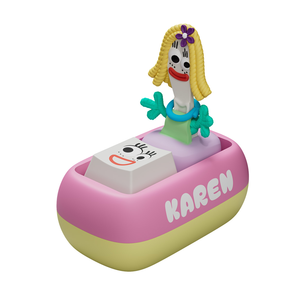 DISNEY · PIXAR Forky and Karen Keycap B