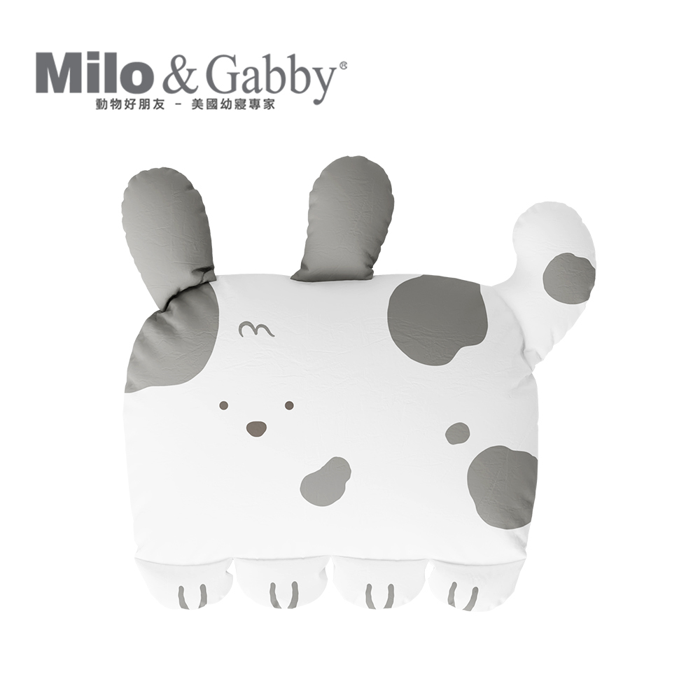 Milo&Gabby美國 動物好朋友超細纖維防蟎大枕心+枕套組｜Doto斑斑狗