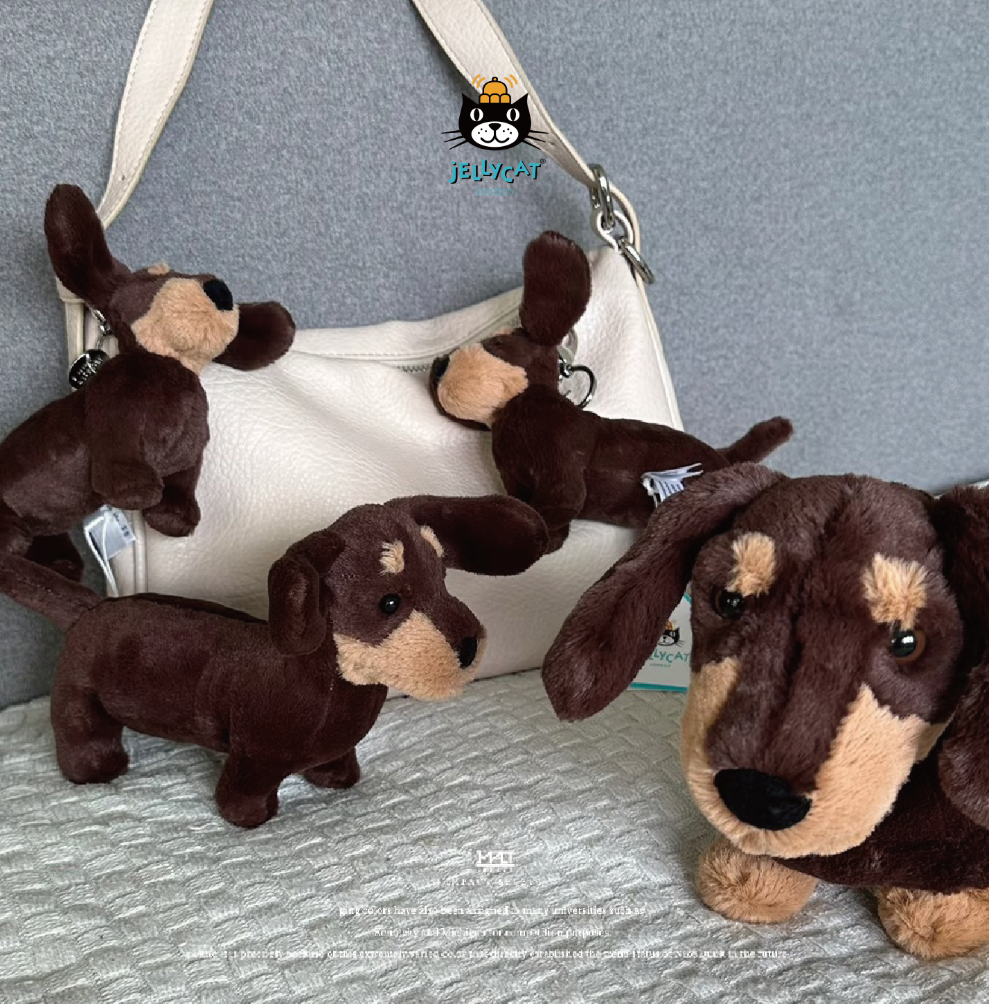 Jellycat 奧托臘腸狗 臘腸小狗 斜背包 玩偶