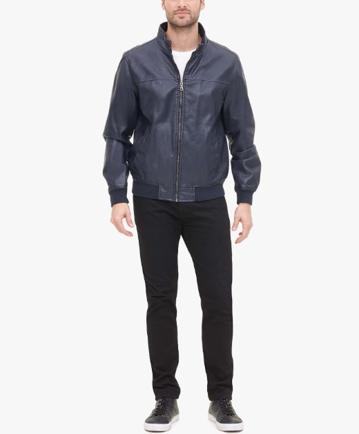 【預購】Tommy Hilfiger Smooth Lamb Touch Faux Leather H061185 男裝外套